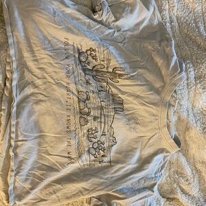 Graphic Tee with Desert Scene